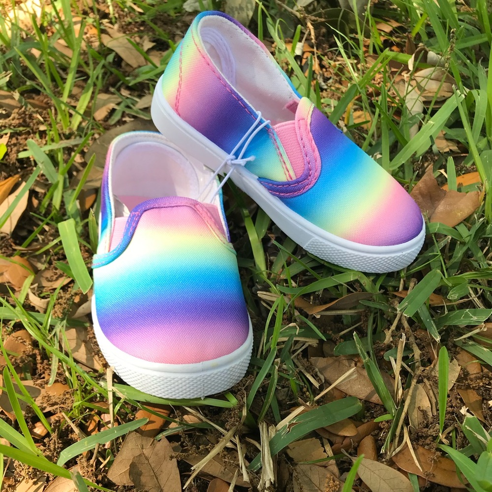 Multi Color size 5 toddler shoes
